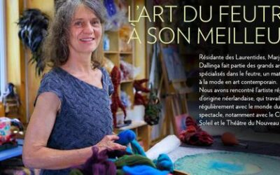 IN THE WORKSHOP OF… MARJOLEIN DALLINGA FELT ART AT ITS BEST
