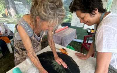 ESPAGNE : ATELIER DE FEUTRAGE AVEC MARJOLEIN DALLINGA